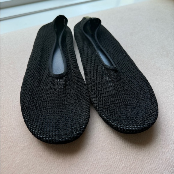 KHAITE Black Mesh Flats - Picture 5 of 9